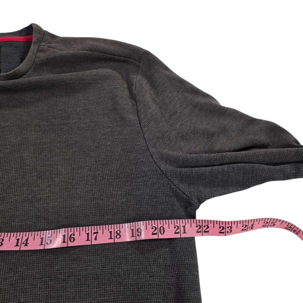 Ecko Unltd. Thermal Long Sleeve Shirt Crewneck Graphic Patch Size 2XL Gray New - Picture 3 of 13